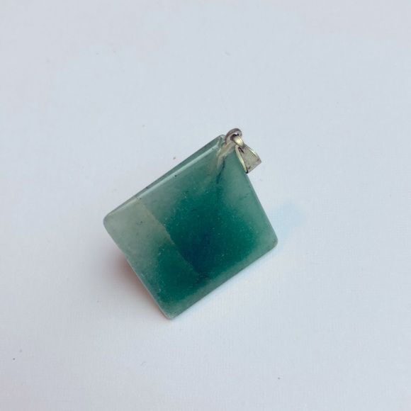 Green agate pendant - Picture 3 of 3